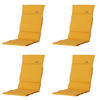 GARTENSTUHLKISSEN Panama 125/50 cm 4er-Set - Gelb, Textil (50/3/125cm) - Madison