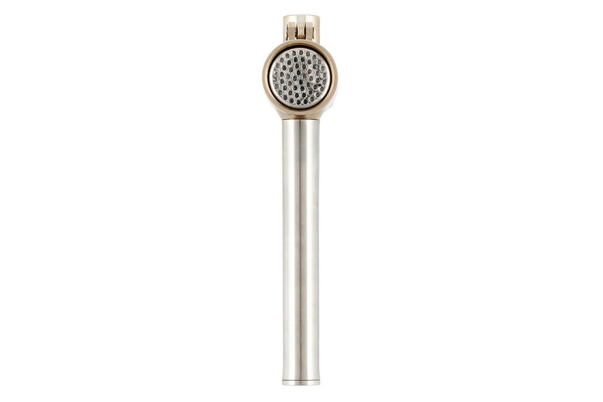 KNOBLAUCPRESSE Edelstahl - Silberfarben, Metall (5/15.5/3cm)