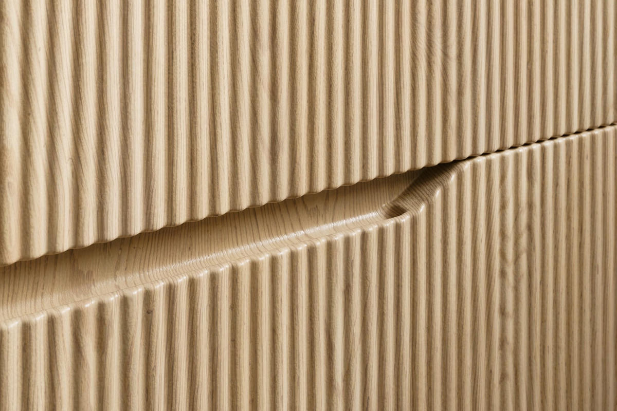 SKŘÍŇKA POD UMYVADLO Nordic 2 díly dub - 80 x 46 x 59 cm - barva dubu, dřevo (80/59/46cm) - Badplaats