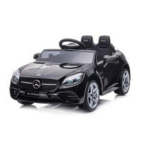 ELEKTROAUTO Mercedes SLC300 schwarz Fernbedienung MP3 Bluetooth - Schwarz, Kunststoff (107/63/44cm) - Chipolino