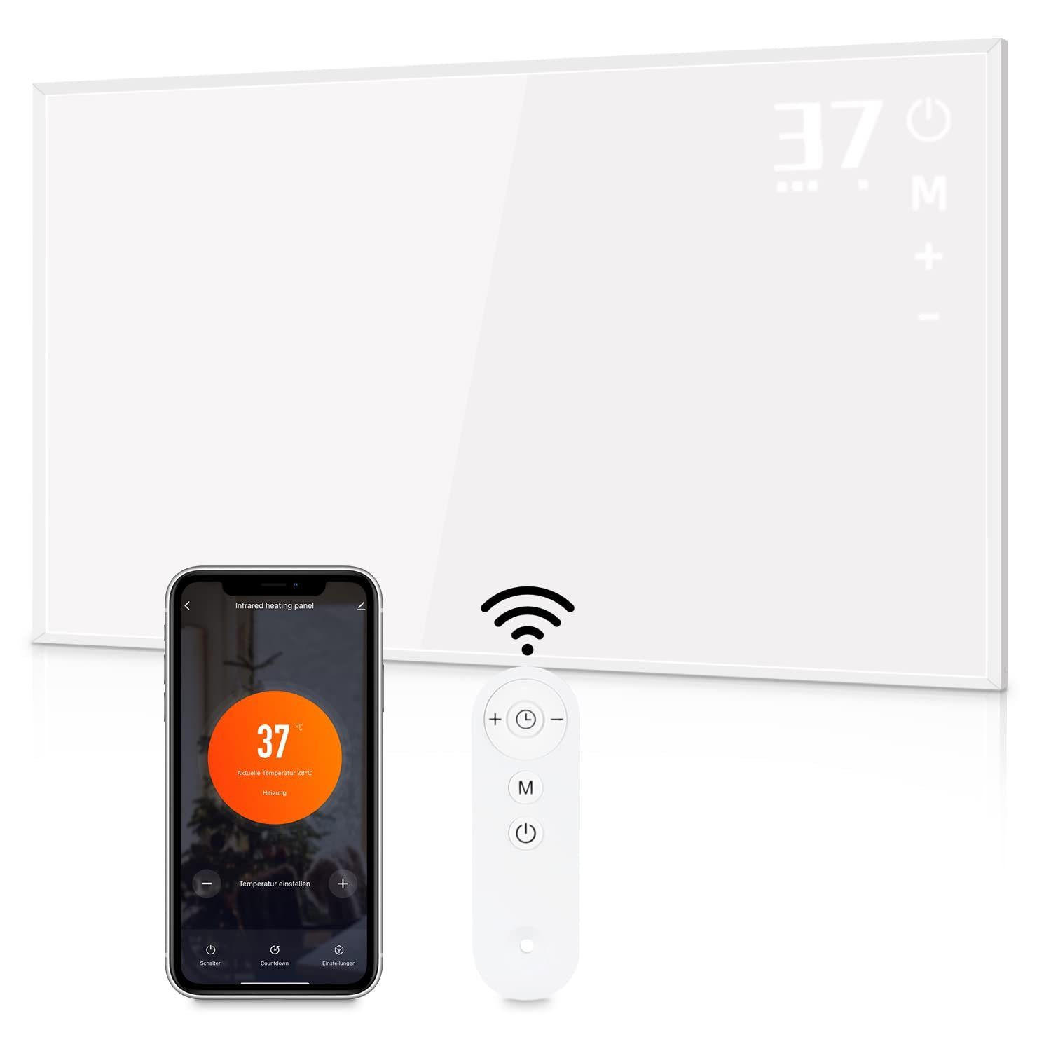 HEIZKÖRPER Blaze 108/69/9 cm - Weiß, Naturmaterialien (69/9/108cm) - ZMH