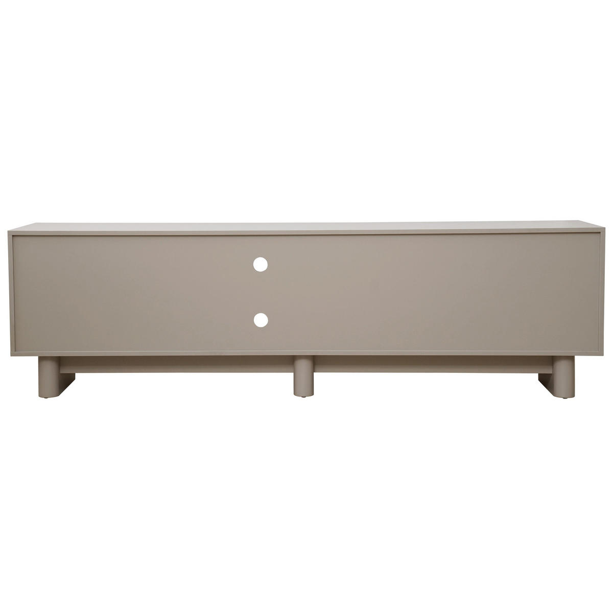 TV-SCHRANK, Beigefarbe - Beige, Holz (40/58/200cm) - Oviala