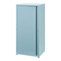 AKTENSCHRANK Burlöv - Blaugrau, Metall (40/88/35cm) - [en.casa]