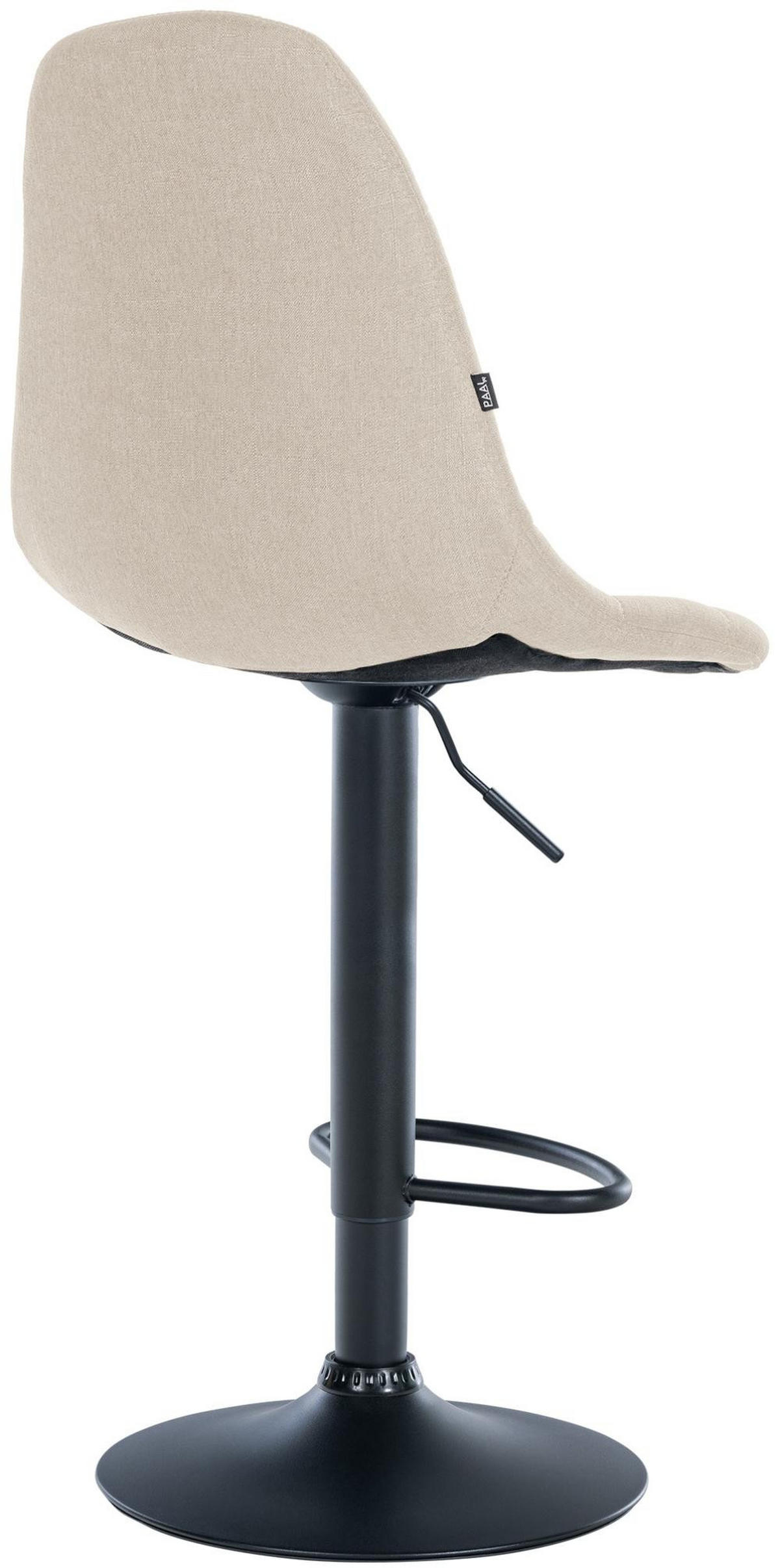 BARHOCKER Metall creme - Creme, Textil/Metall (47/99/56cm) - CLP