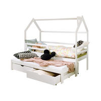 HAUSBETT 90x200 cm in weiß - Weiß, Holz (90/167/200cm) - Kids Collective