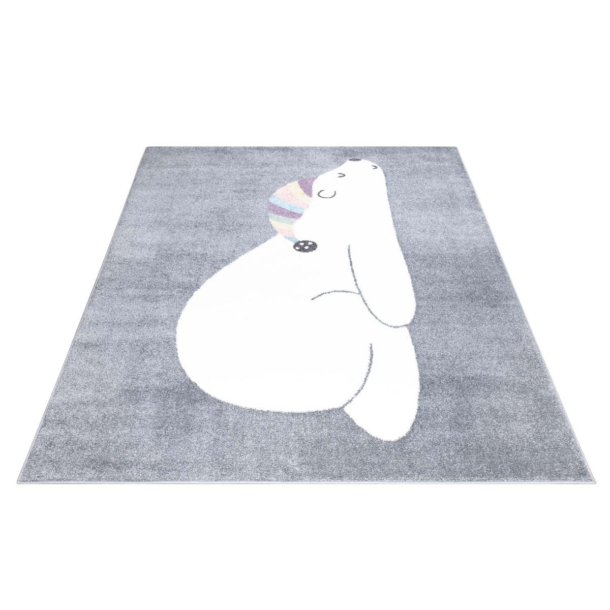 KINDERTEPPICH Anime 921 Grau 140x200 cm - Grau, Textil (140/200cm) - carpet city