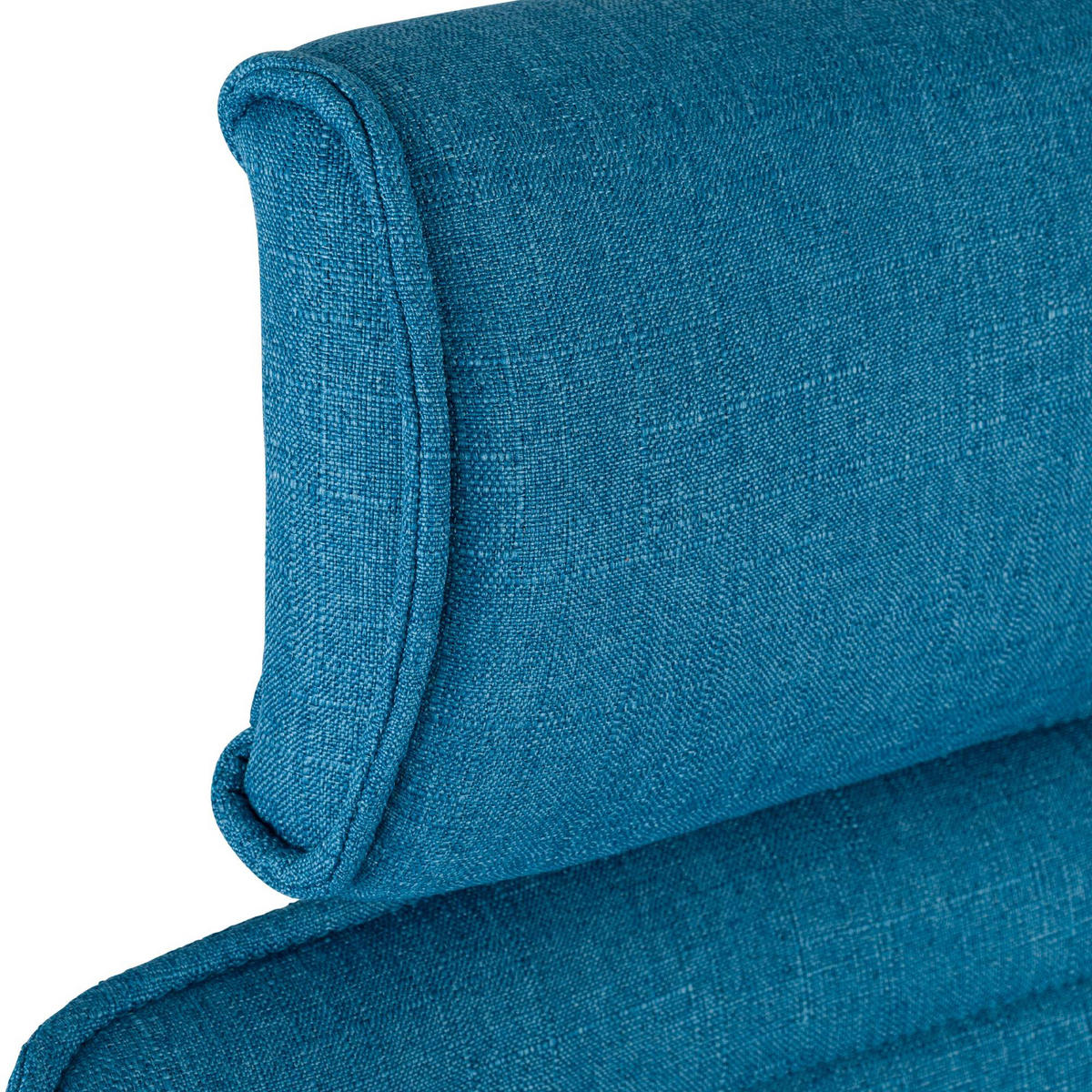 CHEFSESSEL Stoff Blau - Chromfarben/Blau, Textil/Metall (60/117/67cm) - CLP