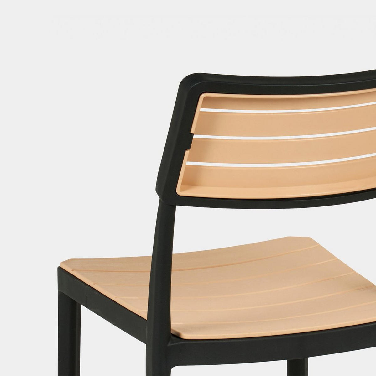 STUHL FÜR DRAUSSEN Hilda Zweifarbig 41 cm x 81 cm - Multicolor, Kunststoff (41/81/54cm) - Klast Home