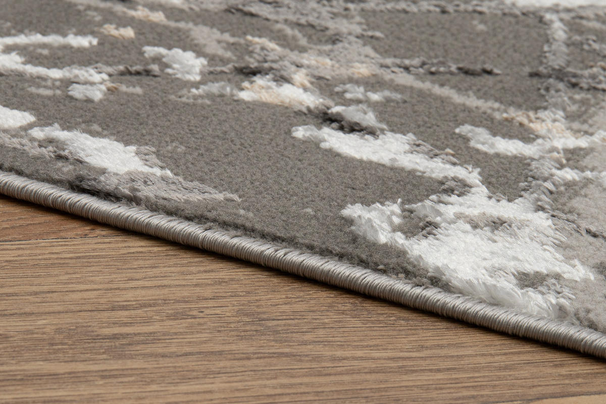 TEPPICH CRYSTAL Dunkelgrau 160/220 cm - Dunkelgrau, Textil (160/220cm) - Tapiso