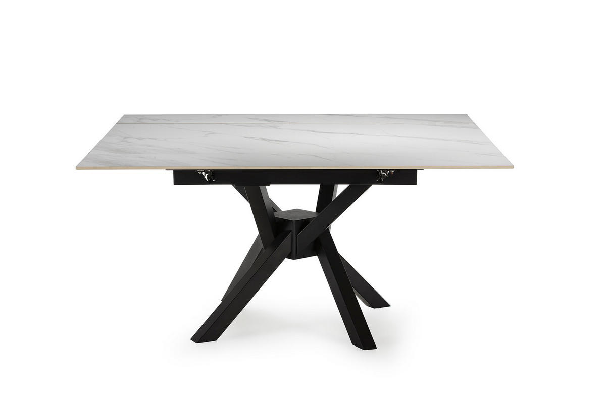 ESSTISCH Arlene Schwarz 150/90/76 cm - Schwarz, Stein (150/90/76cm) - Drawer