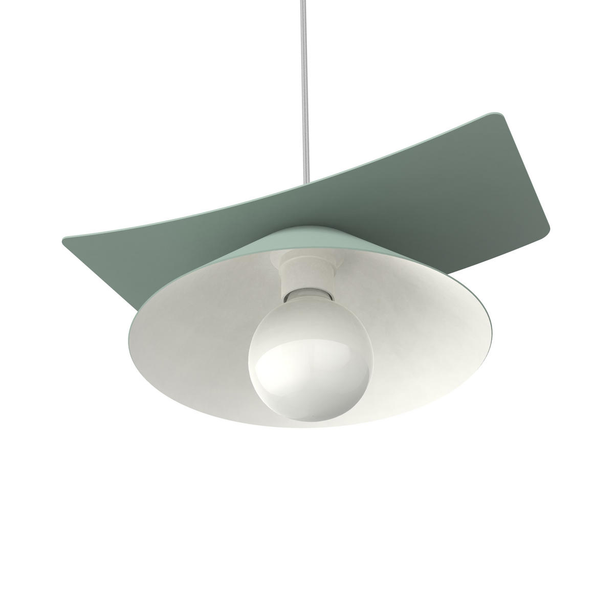 HÄNGELEUCHTE Miller D25 - Grün, Metall (25/34/10cm) - Lumicom