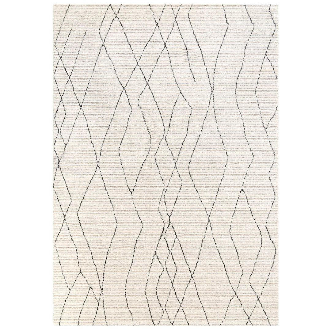 VINTAGE-TEPPICH Medini Linea Beige - Beige, Textil (119/170cm) - Kukoon Rugs
