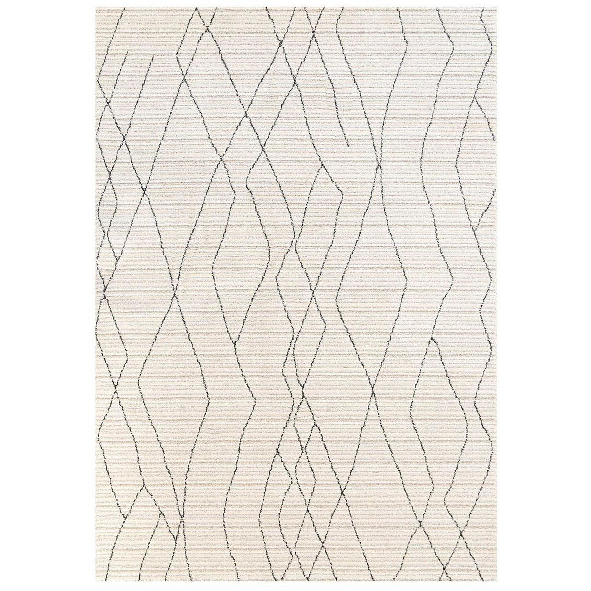 VINTAGE-TEPPICH Medini Linea Beige - Beige, Textil (119/170cm) - Kukoon Rugs