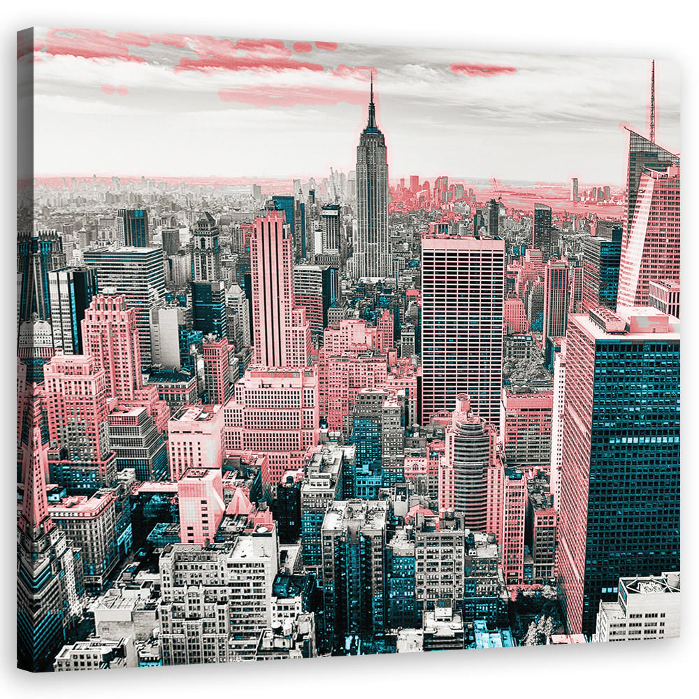 Feeby Wandbild Pink 50x50 cm