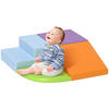 BAUSTEINSET - Orange/Hellblau, Kunststoff (45/25/45cm) - HOMCOM