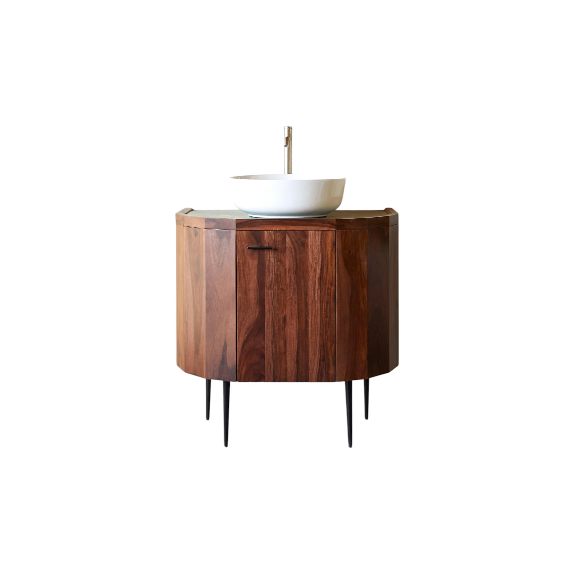 Tikamoon Waschtischunterschrank Braun 80x80x53 cm