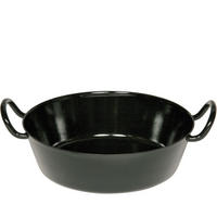 SERVIERPFANNE 0384-022 - Silberfarben, Metall (34cm) - Riess