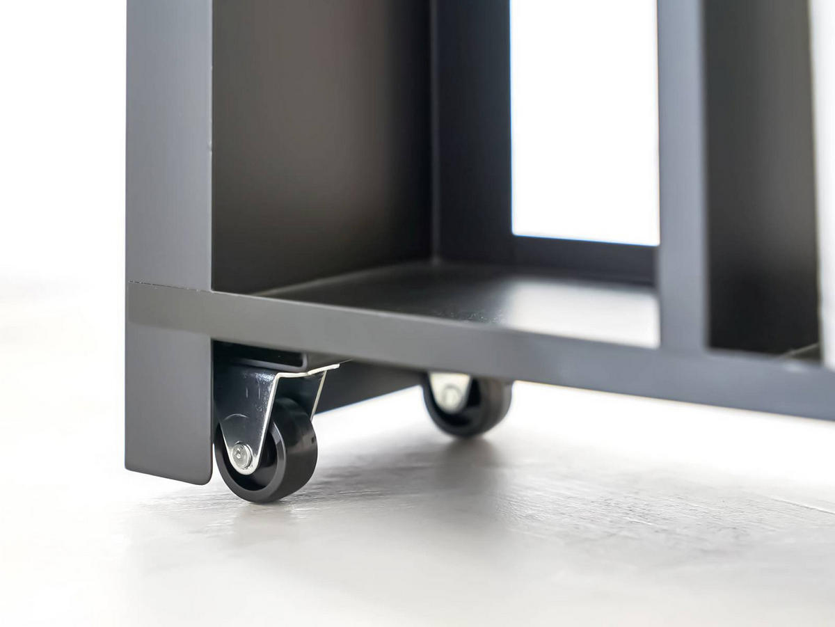 BADEZIMMER-ABLAGE Tower schwarz 14/55/56 cm - Schwarz, Metall (14/55/56cm) - Yamazaki