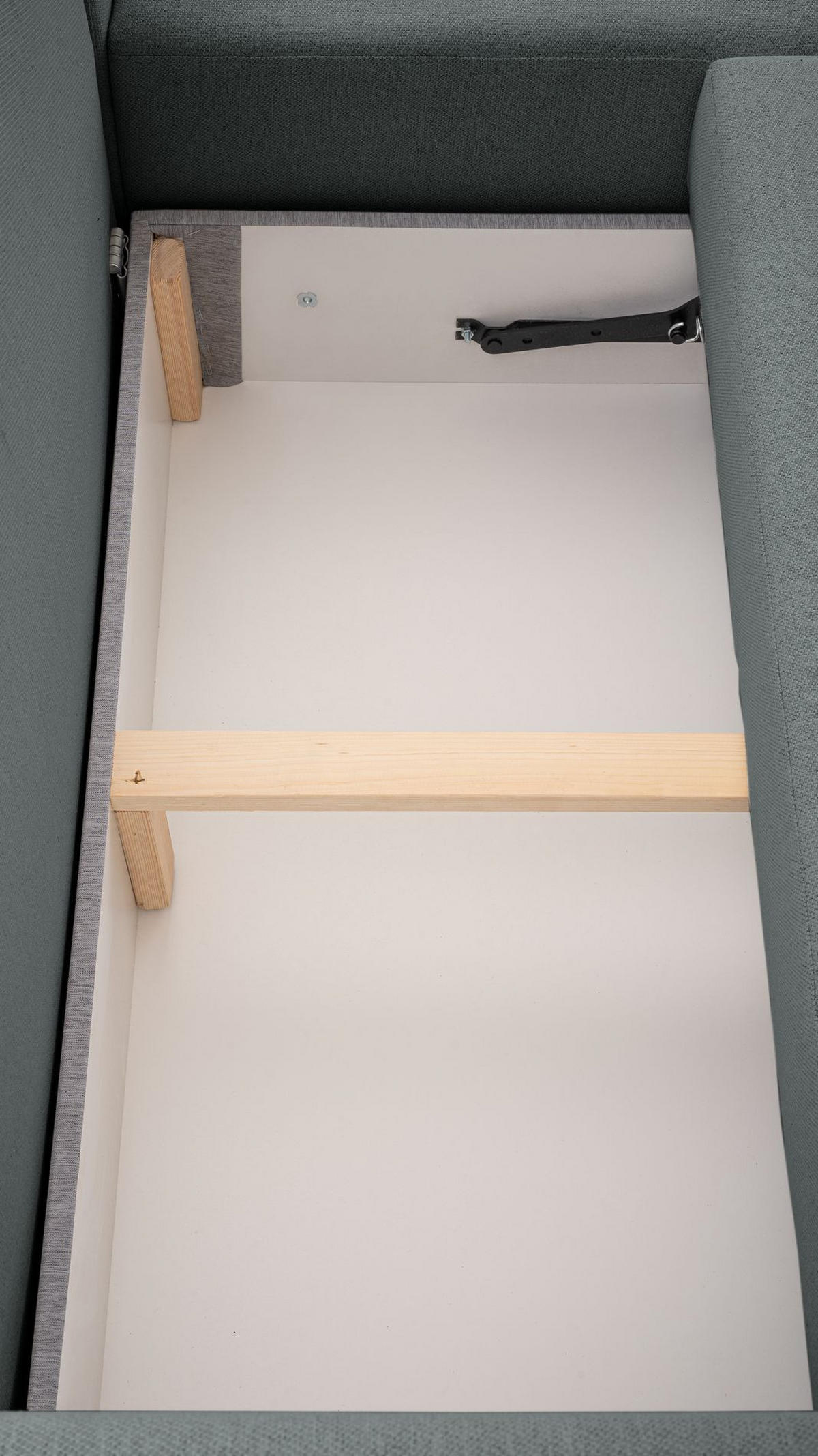 ECKSOFA Kassian, Grau Strukturstoff, rechtsseitig - Schwarz/Grau, Kunststoff/Textil (227/147cm) - Selsey