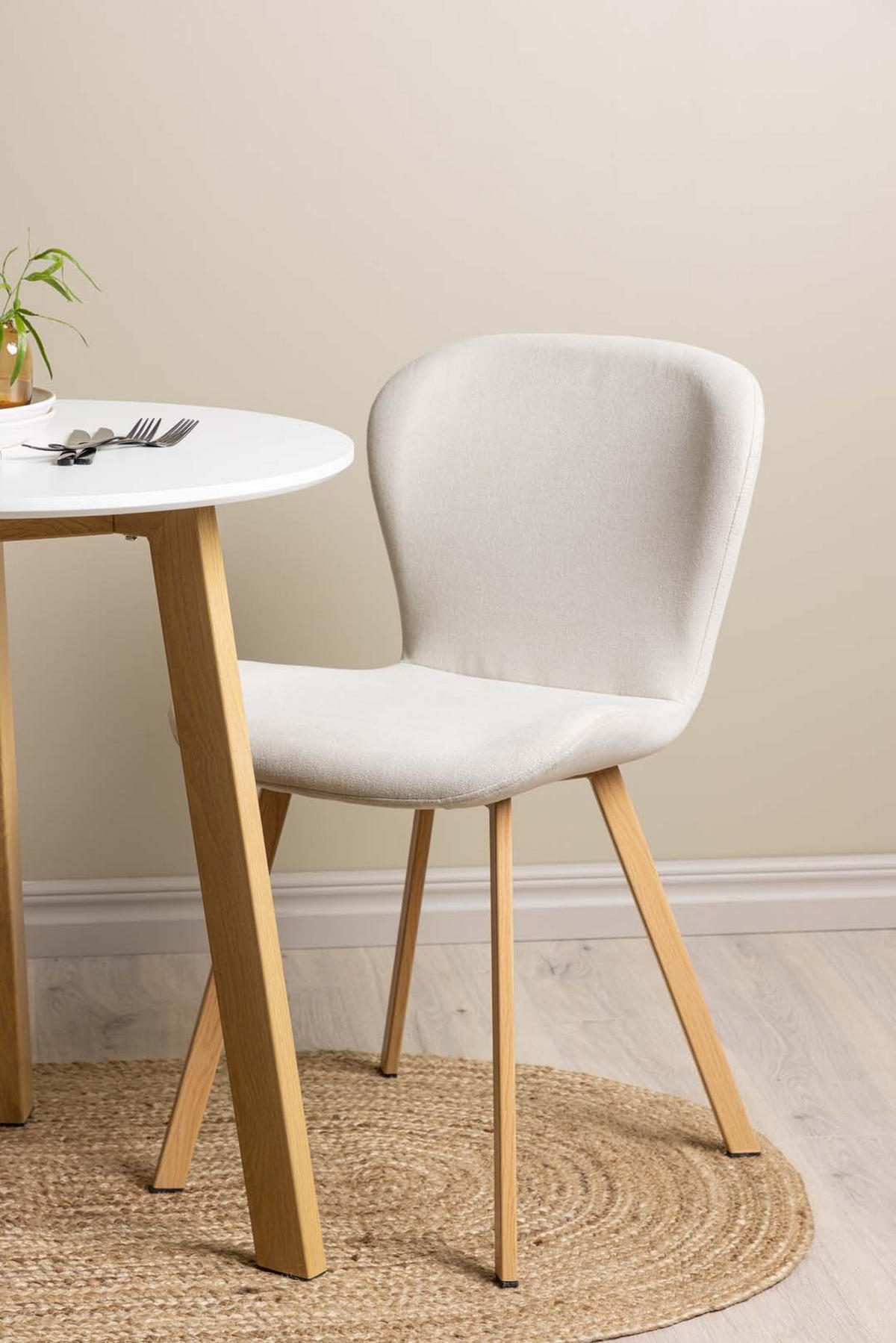 TISCHGRUPPE Weiß - Weiß, Holzwerkstoff (65/75/65cm) - ebuy24