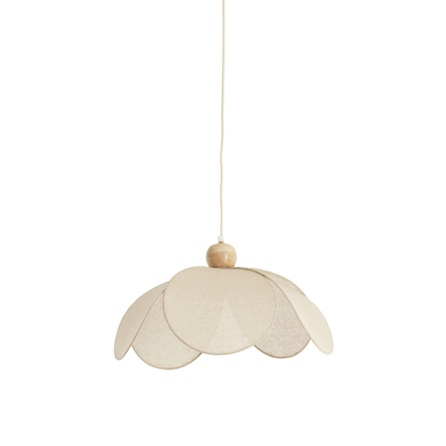HÄNGELAMPE - Braun - 50/50/28 cm - Braun, Textil (50/50/28cm) - Light & Living