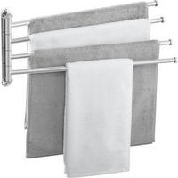 HANDTUCHHALTER schwenkbar 4-armig 50 cm poliert Edelstahl - Multicolor, Metall (52.4/23.6/23.6cm)