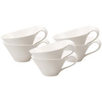 TEETASSE NewWave weiß 220 ml 6er Set - Weiß, Keramik (0.22L) - Villeroy & Boch