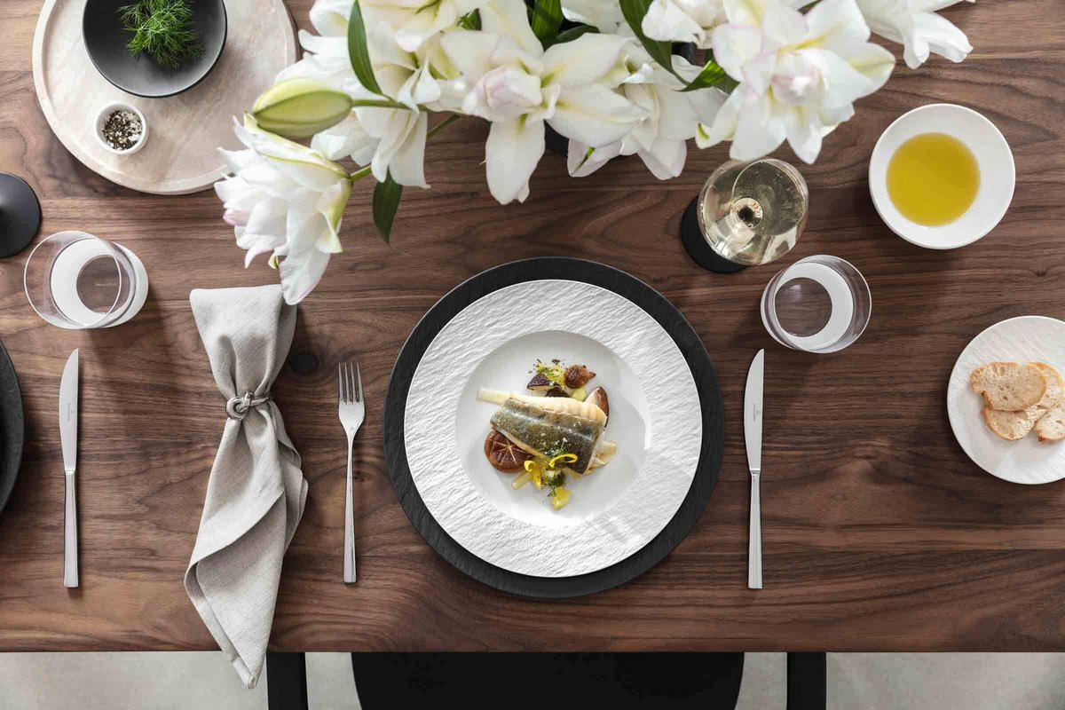 SPEISETELLER Manufacture Ice weiß ø 27,1 cm 6er Set - Weiß, Keramik (27.1cm) - Villeroy & Boch