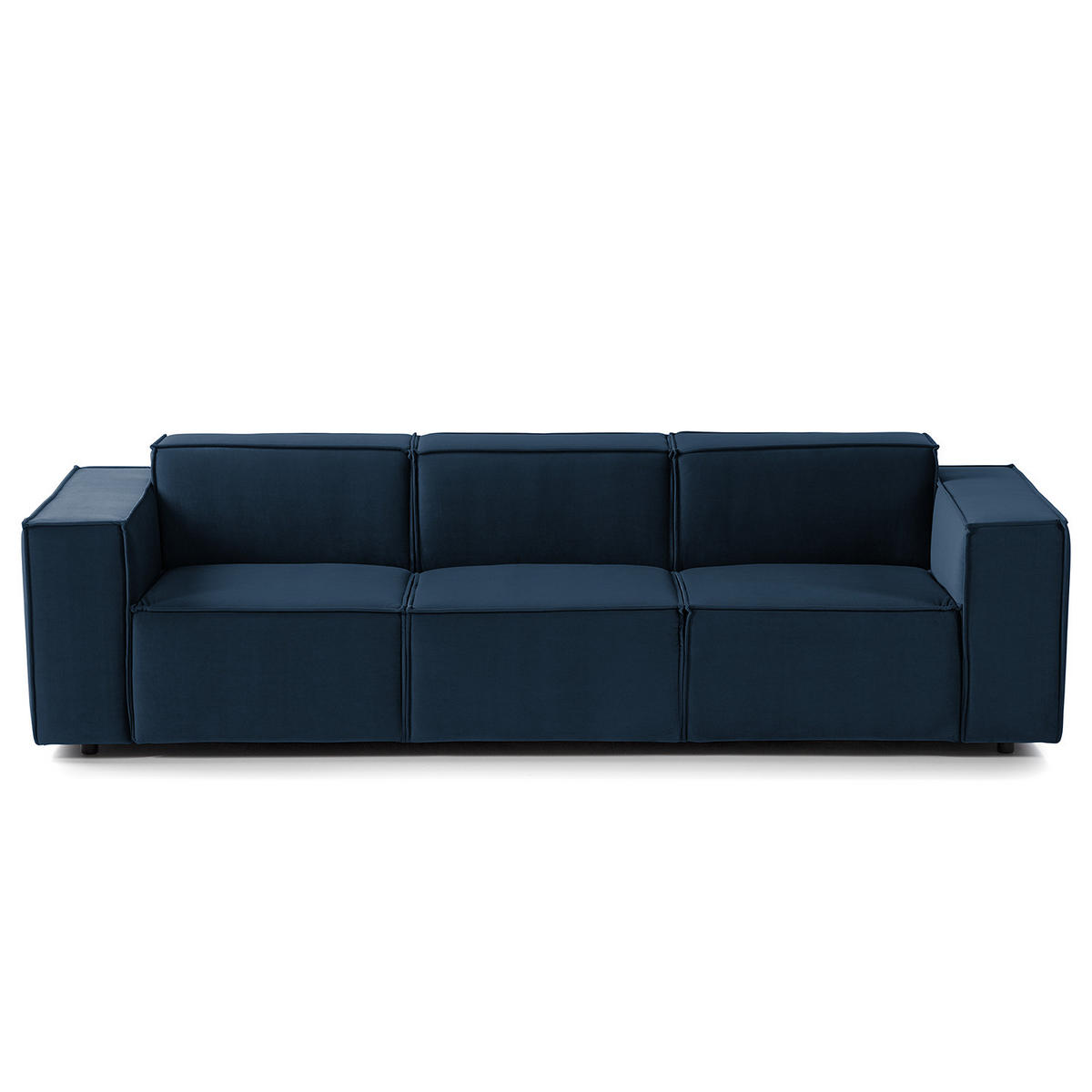 3-SITZER SOFA - Dunkelblau, Textil (260/70/96cm) - home24