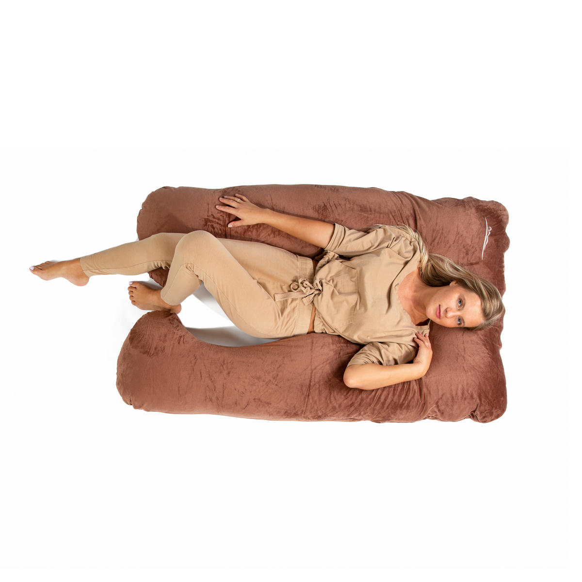 ERSATZBEZUG für das KomfortKissen - Mikroplüsch - Braun, Textil (100/150cm) - KomfortKissen