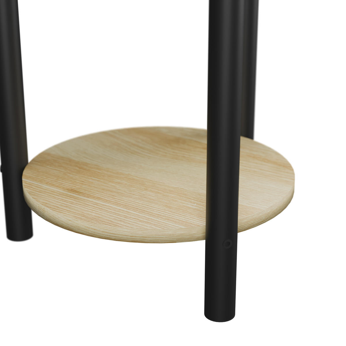 PFLANZENSTÄNDER - Schwarz, Holzwerkstoff/Kunststoff (24/71/24cm) - Relaxdays