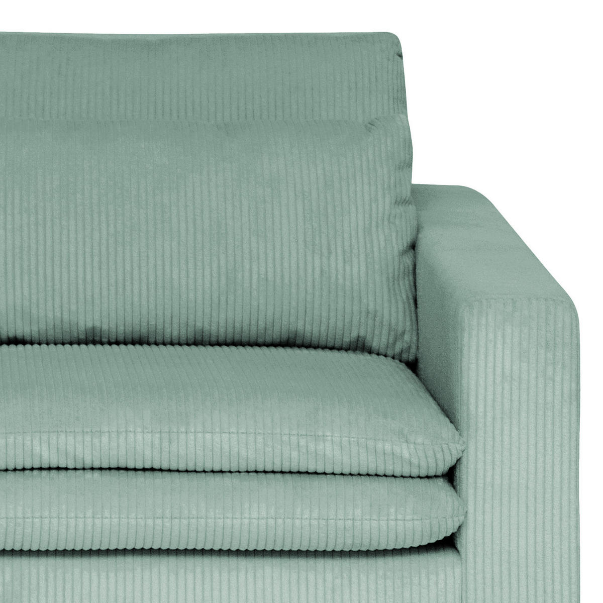 SESSEL - Blau/Eichefarben, Eichenholz/Textil (110/82/104cm) - home24