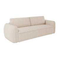 4-SITZER-SCHLAFSOFA mit Express-Funktion – Chenille-Stoff Beige – Liegefläche 160 cm – Matratze 13 cm – SELIVO - Beige, Textil (228/81/103cm) - Vente-Unique