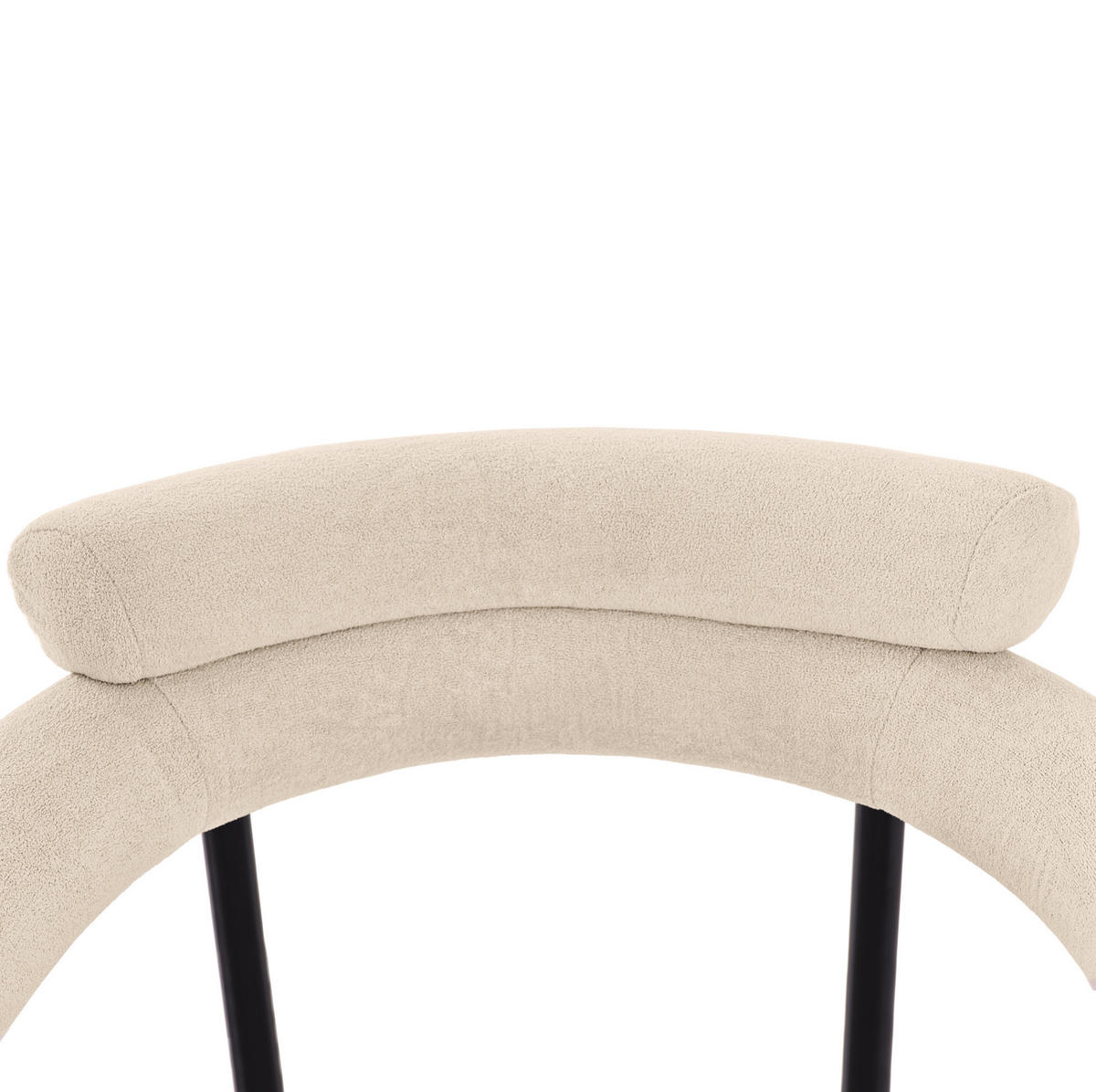 ESSZIMMERSTUHL 2er-Set mit breiter Sitzfläche 70 x 62 x 84 cm Beige - Beige, Metall (62/84/70cm) - Meubliv