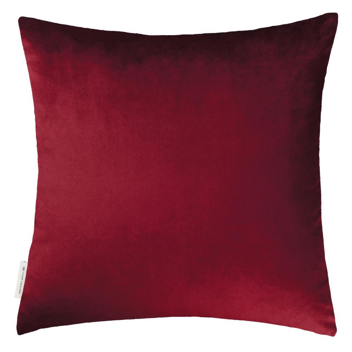 ZIERKISSENHÜLLE FrenchVelvet Quilt rot 45x45cm - Rot, Textil (45/45cm) - Tom Tailor
