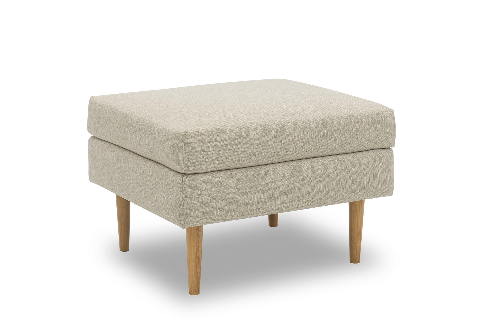 GARTENLOUNGE-HOCKER Braelyn 70x46x60 mit Outdoorbezug in sand - Sandfarben, Kunststoff (70/46/60cm) - 58aufmkessel