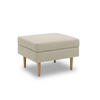 GARTENLOUNGE-HOCKER Braelyn 70x46x60 mit Outdoorbezug in sand - Sandfarben, Kunststoff (70/46/60cm) - 58aufmkessel
