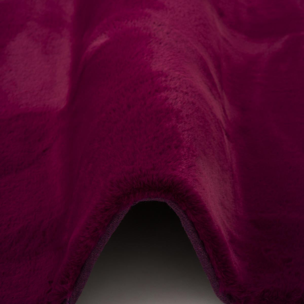 FELLTEPPICH LUXUS SUPER SOFT PLUSH - Brombeere, Textil (60/90cm) - Pergamon