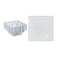 SERVIERPLATTEN Bossa Nova transparent 5-tlg. - Transparent, Glas (2/2/2cm) - Nachtmann