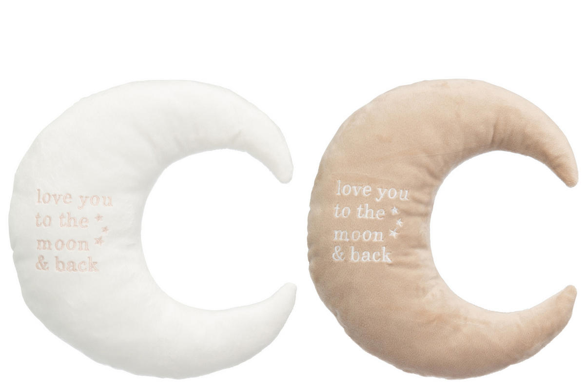 MOND POLY Weiß - Weiß, Textil (7/23cm) - J-Line