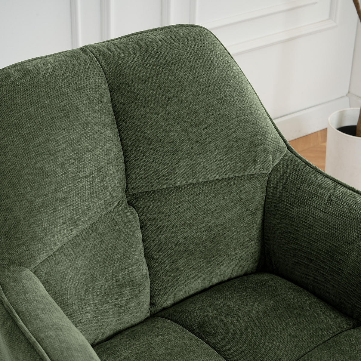 BÜROSTUHL - Grün, Textil/Metall (59/81/62cm) - home24