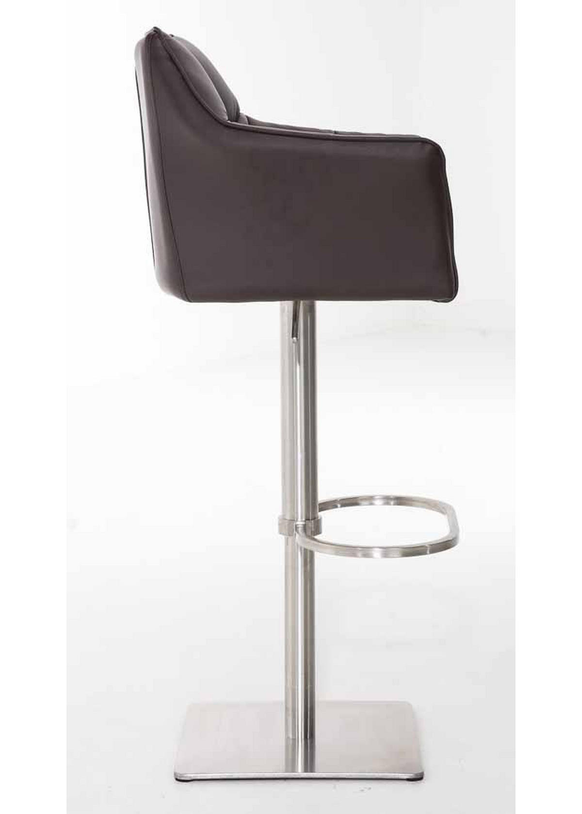 BARHOCKER Damaso 2er Set 88x64x45 cm braun - Braun, Leder (64/88/45cm) - furnicato