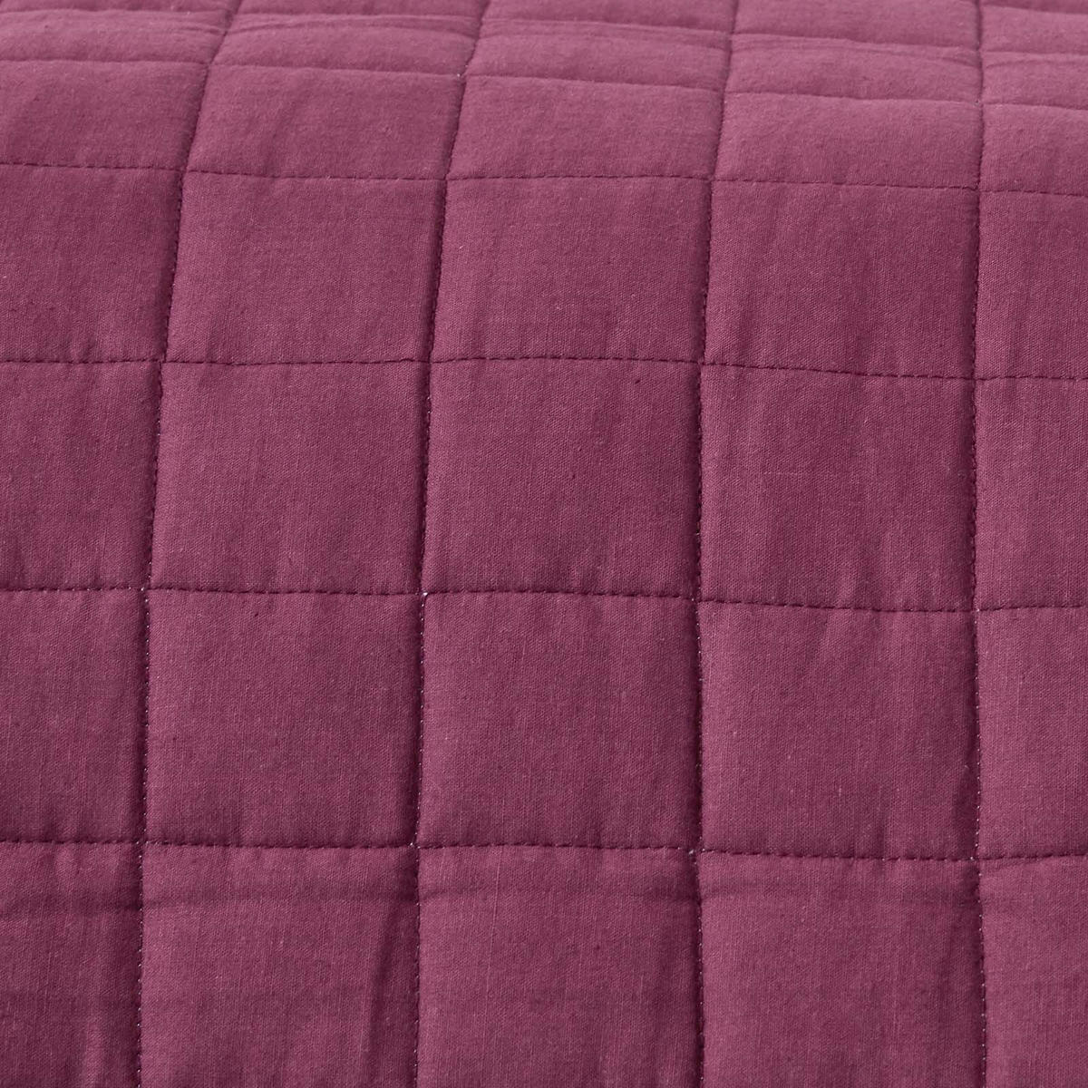 TAGESDECKE gesteppt mit Wende-Design, 230/250 cm - Pflaume, Textil (230/250cm) - Homescapes