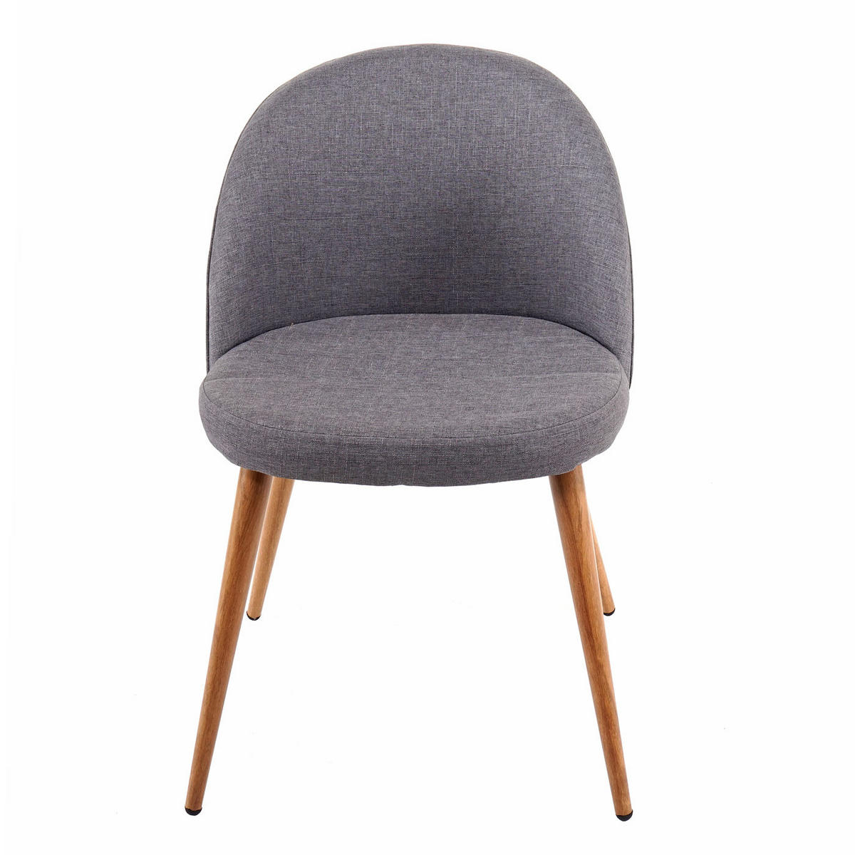 ESSZIMMERSTUHL Grau 2er-Set - Dunkelgrau/Grau, Textil (48/77/46cm) - Jamb