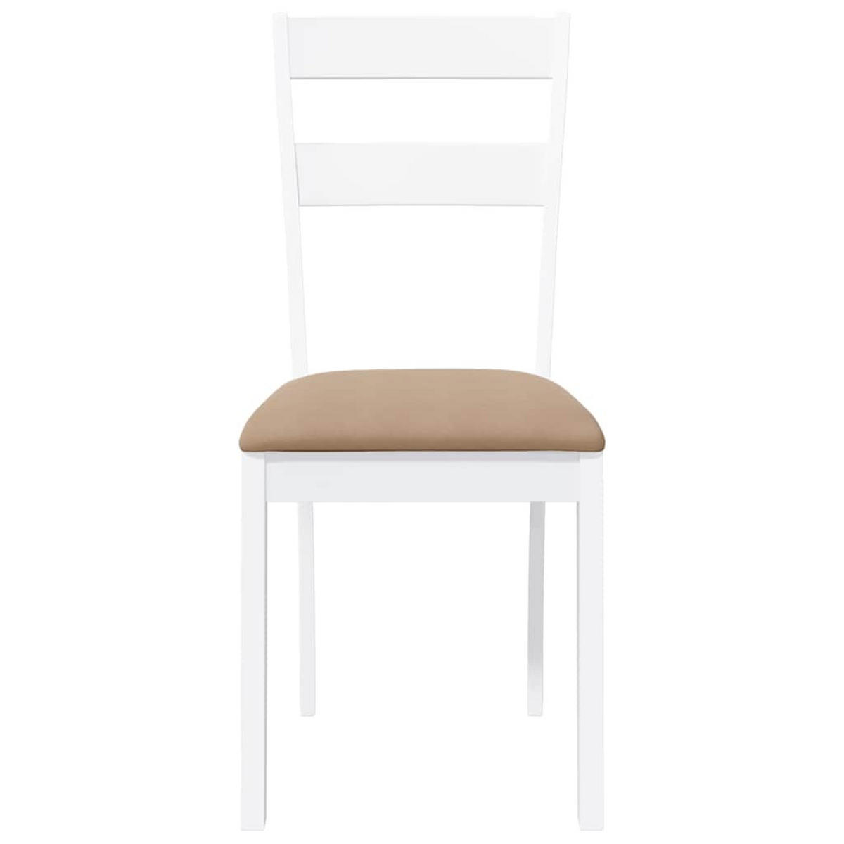 STUHL-SET 2 Stk Halshain 40/89/48 cm - Weiß, Holz (40/89/48cm) - ZMH