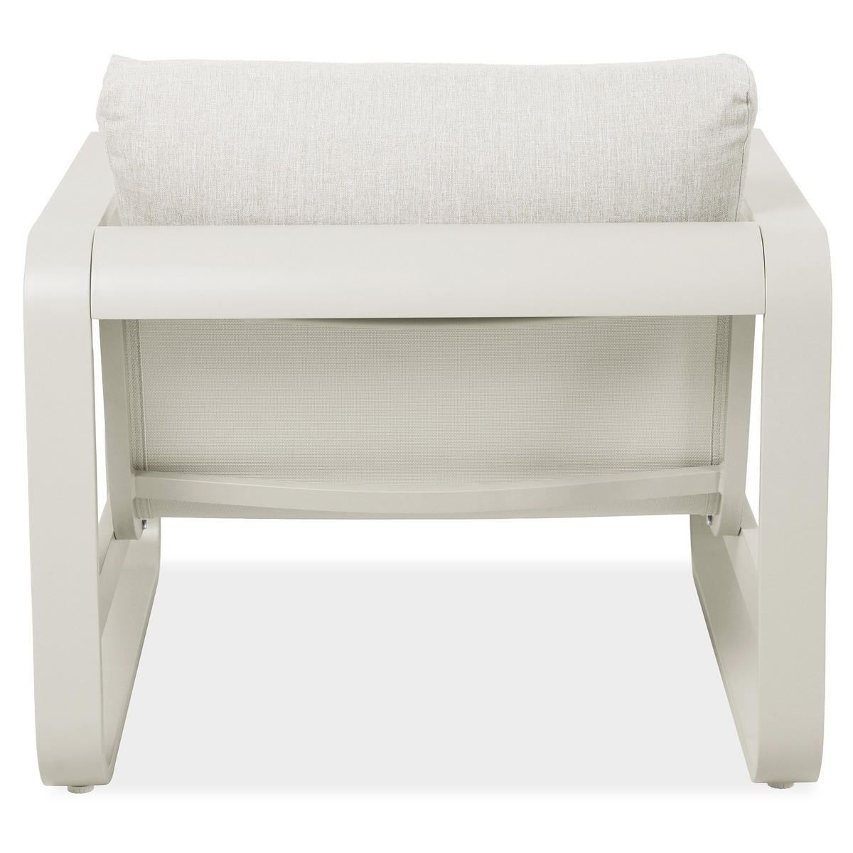 GARTENSET Selene mit Sofas Sessel und Kaffeetisch, für 5 Personen, Metallbeine, Beige - Beige, Metall - Beautysofa
