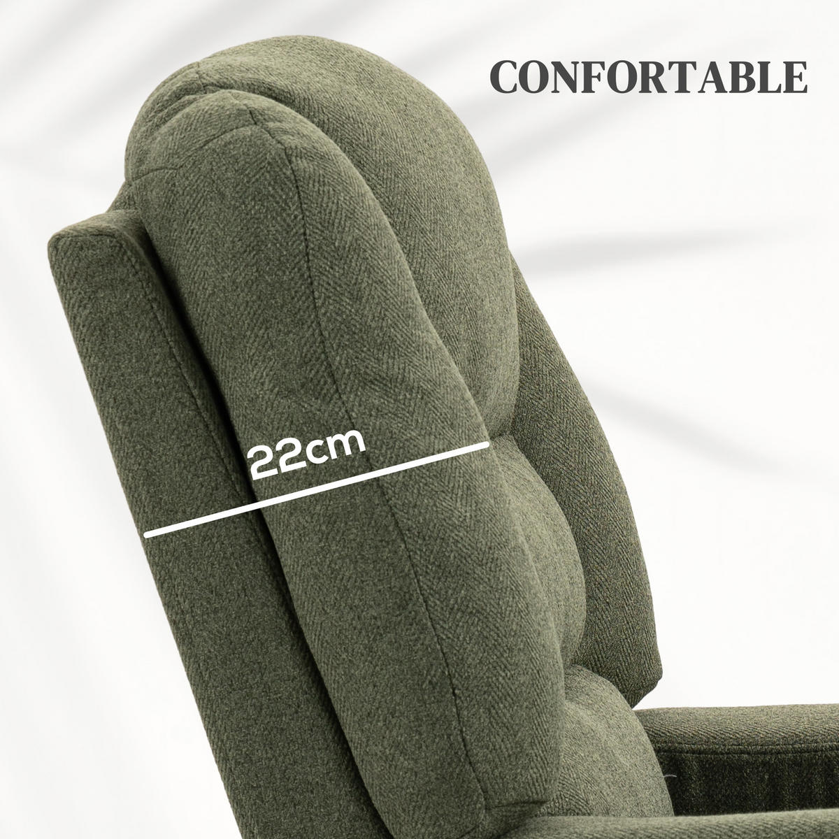MASSAGESESSEL DE-15406 elektrisch mit Massage und Heizung Grün - Grün, Metall (90/102/97cm) - ComfortXL