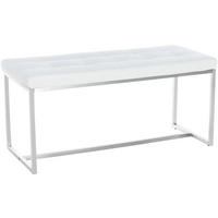 SITZBANK Puebla Kunstleder Weiß - Weiß, Leder (100/48/40cm) - DELUKE