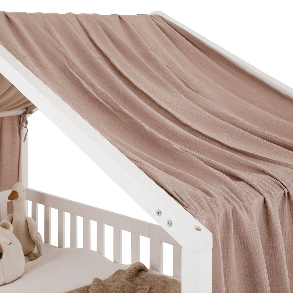 HAUSBETT- HIMMEL LIAN - Taupe, Textil - IDIMEX