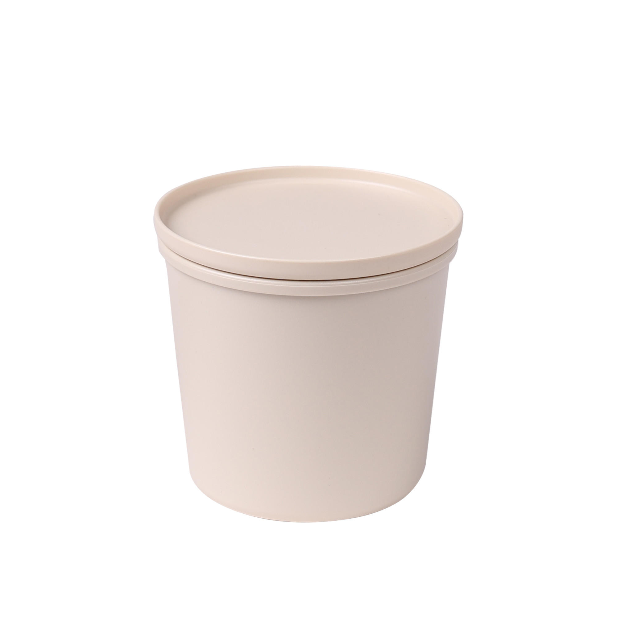 FRISCHHALTEDOSE mit Deckel 500 ml - Beige, Metall (11/9.5/10cm)